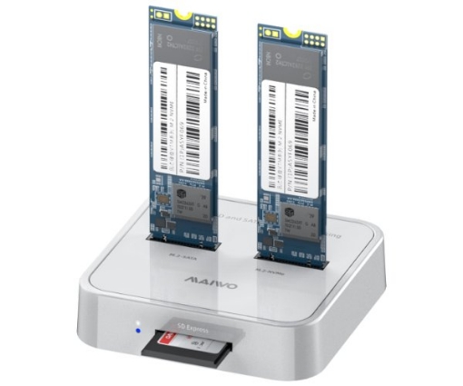 Picture of תחנת עגינה לדיסקים MAIVO Type-C to M.2/NVME Plus Card Reader