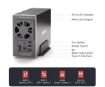Picture of מארז חיצוני  ל-2 דיסקים MAIVO HDD 3.5 DUAL BAY USB3.2 RAID