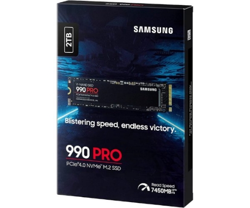 Picture of דיסק פנימי Samsung 990 PRO 2TB GEN4 up to 7450 read 6900 Write