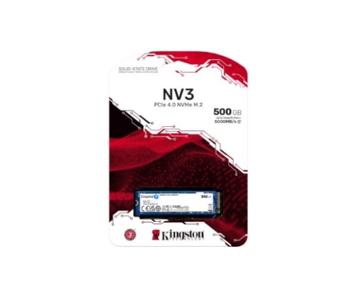 Picture of דיסק פנימי Kingston NV3 500GB NVME GEN 4.0 M.2 2280 5000/3000Mb/s