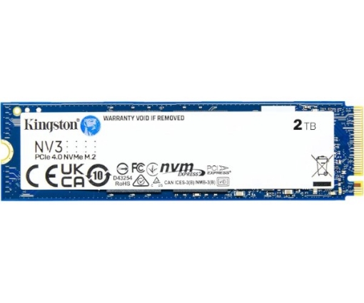 Picture of דיסק פנימי Kingston NV3 2TB NVME GEN 4.0 M.2 2280 6000/5000Mb/s