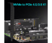 Picture of כרטיס הרחבה PCIe x4 to M.2 Adapter Support 2280 M.2