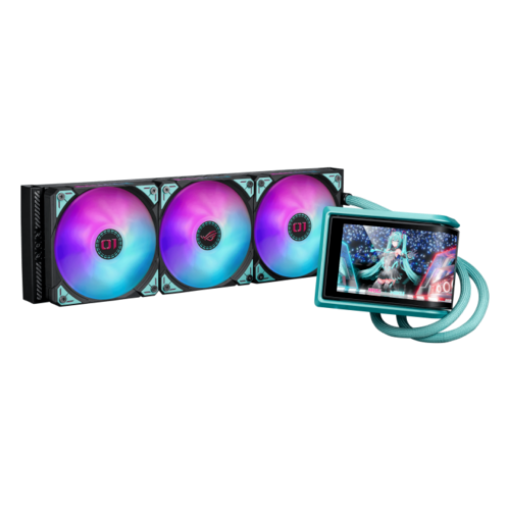 Picture of קירור נוזלי למעבד ASUS ROG RYUO IV 360 ARGB Hatsune Miku Edition