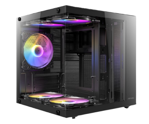 Picture of מארז Antec VCX10M ARGB Mini Tower Micro-Atx 5XARGB 120mm Fan