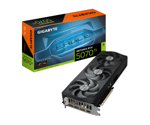 Picture of כרטיס מסך GIGABYTE GeForce RTX 5070 Ti EAGLE OC SFF 16G
