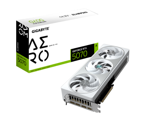 Picture of כ.מסך GIGABYTE GeForce RTX 5070 AERO OC 12G