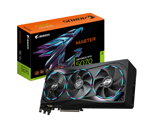 Picture of כ.מסך GIGABYTE AORUS GeForce RTX 5070 MASTER 12G