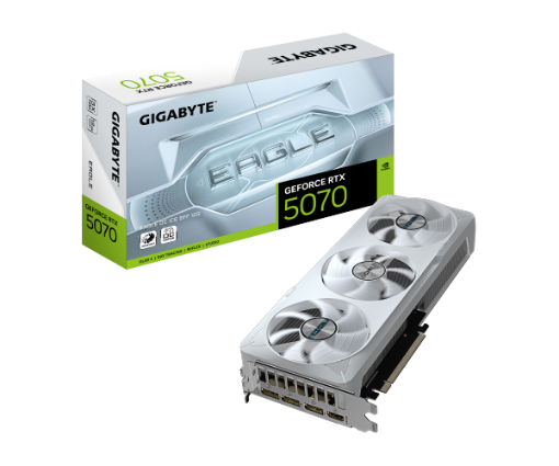 Picture of כ.מסך GIGABYTE GeForce RTX 5070 EAGLE OC ICE SFF 12G