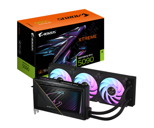 Picture of כרטיס מסך AORUS GeForce RTX 5090 XTREME WATERFORCE 32G