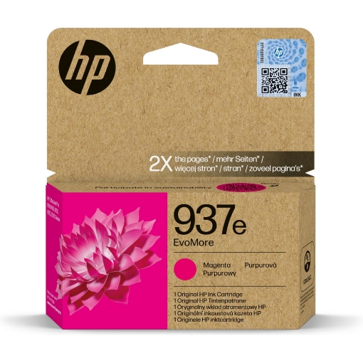 Picture of ראש דיו 937e XL מגנטה  4S6W7NE  pro 9730