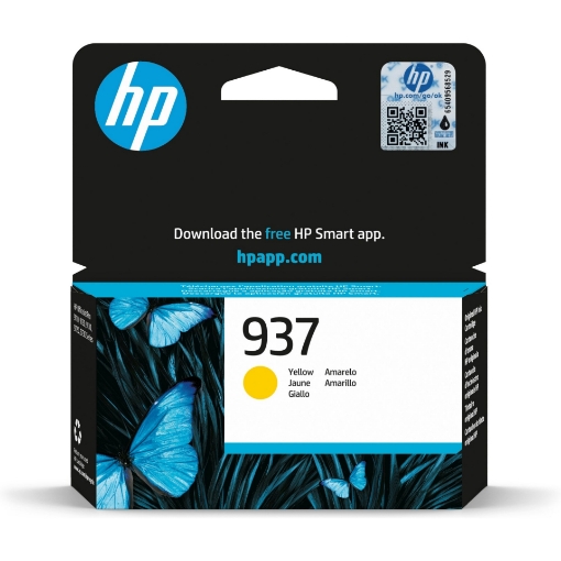 Picture of ראש דיו 937 צהוב 4S6W4NE pro 9730