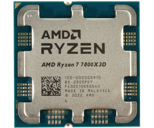 Picture of מעבד AMD Ryzen 7 7800X3D Max 5.0 GHZ 8Crs PCIE 5.0 AM5 120W TDP