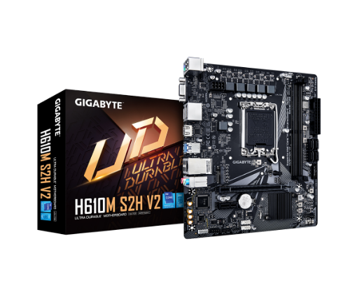 Picture of לוח למעבדי אינטל Gigabyte H610M S2H V2 Micro-ATX DDR5