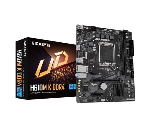 Picture of לוח אם GIGABYTE H610M K DDR4 M-ATX LGA1700 M.2 1GBE LAN