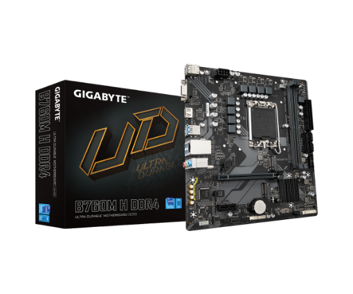 Picture of לוח למעבדי אינטל Gigabyte B760M H DDR4 Micro Atx LGA1700