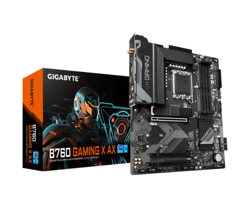 Picture of לוח למעבדי אינטל Gigabyte B760 Gaming X AX 1.2 DDR5 ATX WIFI6