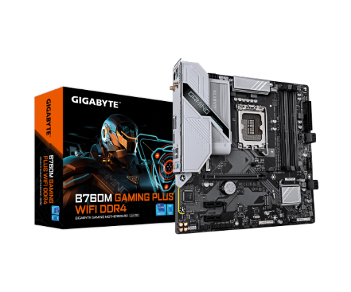 Picture of לוח אם GIGABYTE B760M GAMING PLUS WIFI DDR4 mATX LGA 1700 1GbE