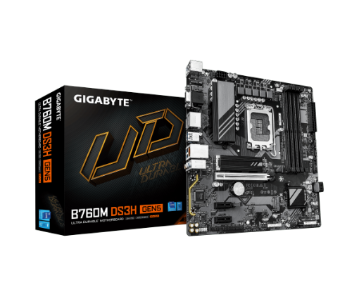 Picture of לוח Gigabyte B760M DS3H GEN5 M-ATX DDR5 DP HDMI LGA1700