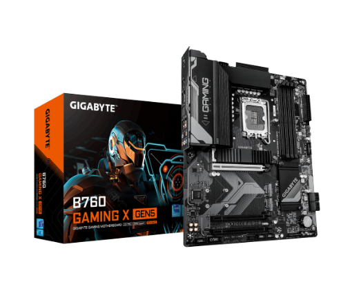 Picture of לוח למעבדי אינטל Gigabyte B760 Gaming X Gen5 DDR5 ATX LGA1700