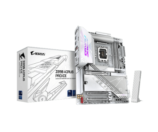 Picture of לוח לאינטל דור 15 Gigabyte Z890 AORUS PRO ICE 5GbE ATX LGA1851