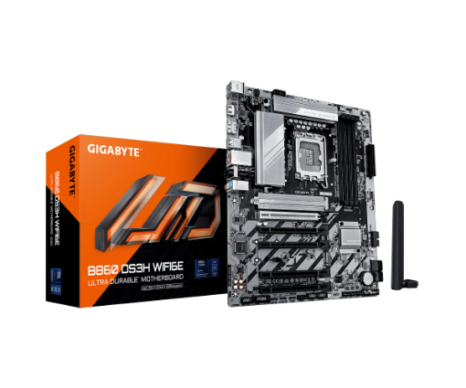 Picture of לוח למעבד דור 15 Gigabyte B860 DS3H WIFI6E ATX 2.5GB LAN