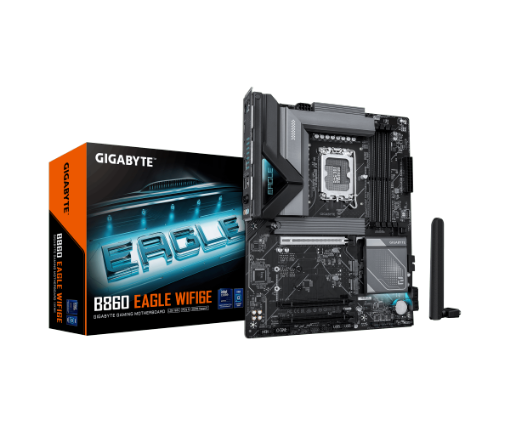 Picture of לוח למעבד דור 15 Gigabyte B860 EAGLE WIFI6E ATX 2.5GB LAN
