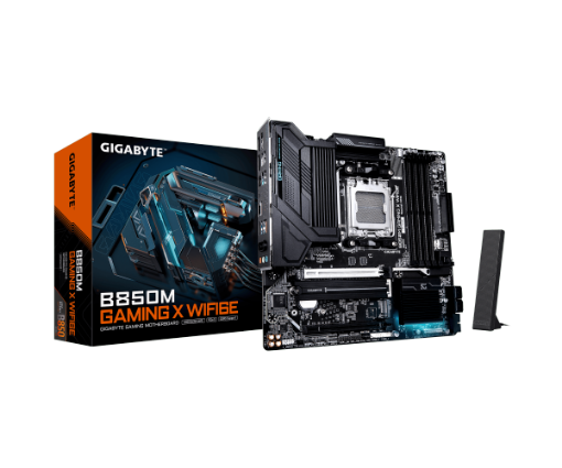 Picture of לוח אם GIGABYTE B850M GAMING X WIFI6E MICRO-ATX DDR5 AM5 BT 2.5GB