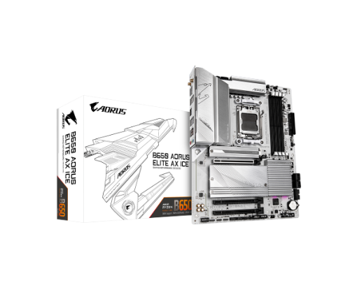 Picture of לוח Gigabyte B650 A ELITE AX ICE ATX AM5 WIFI BT PCIE5.0 White