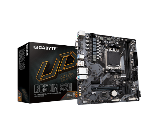 Picture of לוח Gigabyte B650M S2H 1.4 AM5 Micro-Atx DDR5 DP HDMI AMD