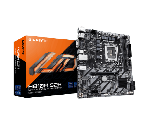 Picture of לוח Gigabyte H810M S2H 1.0 Micro-Atx DDR5 LGA1851 VGA HDMI