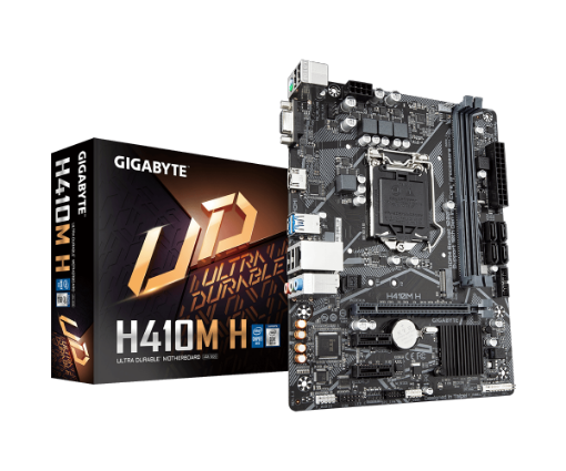 Picture of לוח אם מתוקן לאינטל דור 10 Gigabyte H410M H Micro-ATX LGA1200