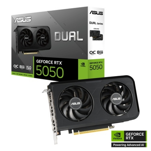 Picture of כרטיס מסך ASUS Dual GeForce RTX 5050 8GB GDDR7 OC Edition