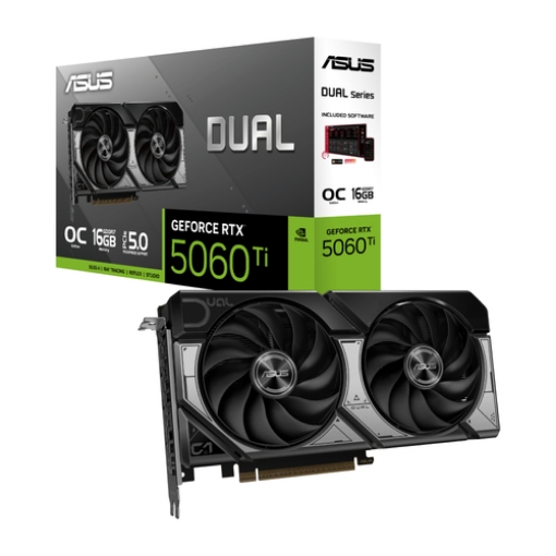 Picture of כרטיס מסך ASUS Dual GeForce RTX 5060 Ti 16GB GDDR7 OC Edition