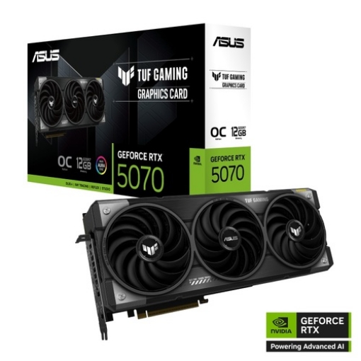 Picture of כרטיס מסך Asus TUF Gaming GeForce RTX 5070 12GB GDDR7 OC Edition