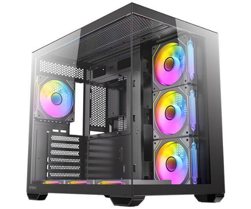 Picture of מארז Antec CX Mirror Black Mini-Tower Gaming Case 7X120mm ARGB
