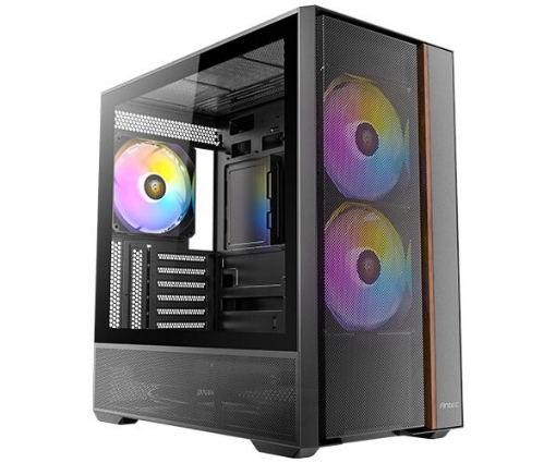 Picture of מארז Antec Flux Rear Mid Tower 3X140mm ARGB 2X120MM Fan TypeC 3.2