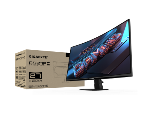 Picture of מסך גיימינג קעור Gigabyte GS27FC FHD VA 1MS HDR Ready 180Hz