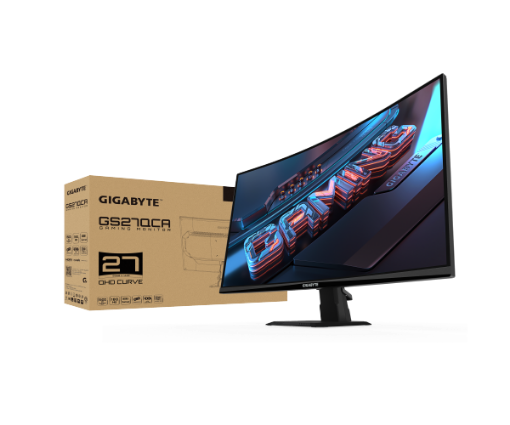Picture of מסך קעור Gigabyte GS27QCA VA 180hz QHD HDR Ready AMD FreeSync