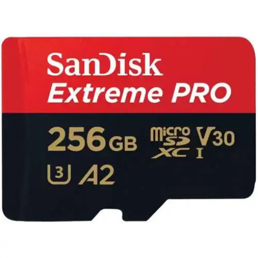 Picture of כרטיס זיכרון SanDisk Extreme Pro A2 microSDXC 4K - בנפח 256G - DJI ISRAEL