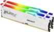 Picture of ז.לבן לנייח DDR5 32GB 2x16GB 6400Mhz C32  Kingston Fury Beast RGB